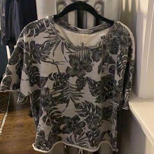 NSF Short Sleeve Tie Back Top